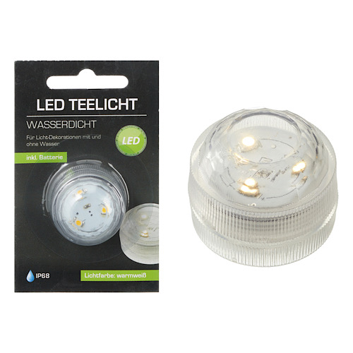 LED Teelicht für Windlichter,  3cm 