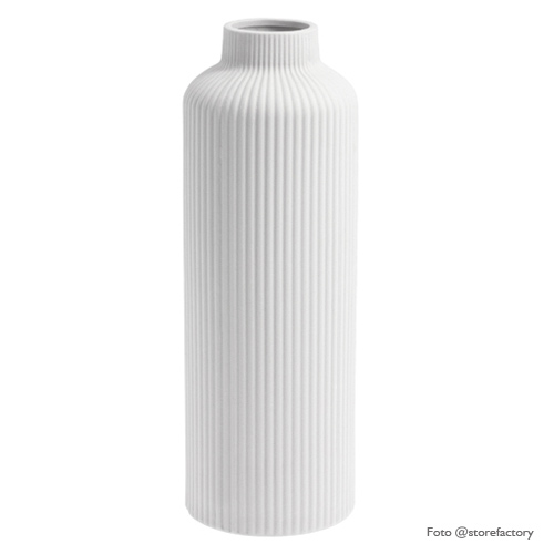 ADALA  white ceramic Vase